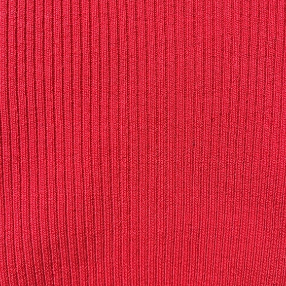 ♥️ Y2K Vintage Bebe Sheer Red Polka Dot Turtle Neck Short Sleeve Top , Size: L - Picture 15 of 17